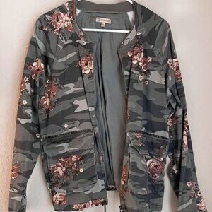 Democracy Camo and Floral Jacket